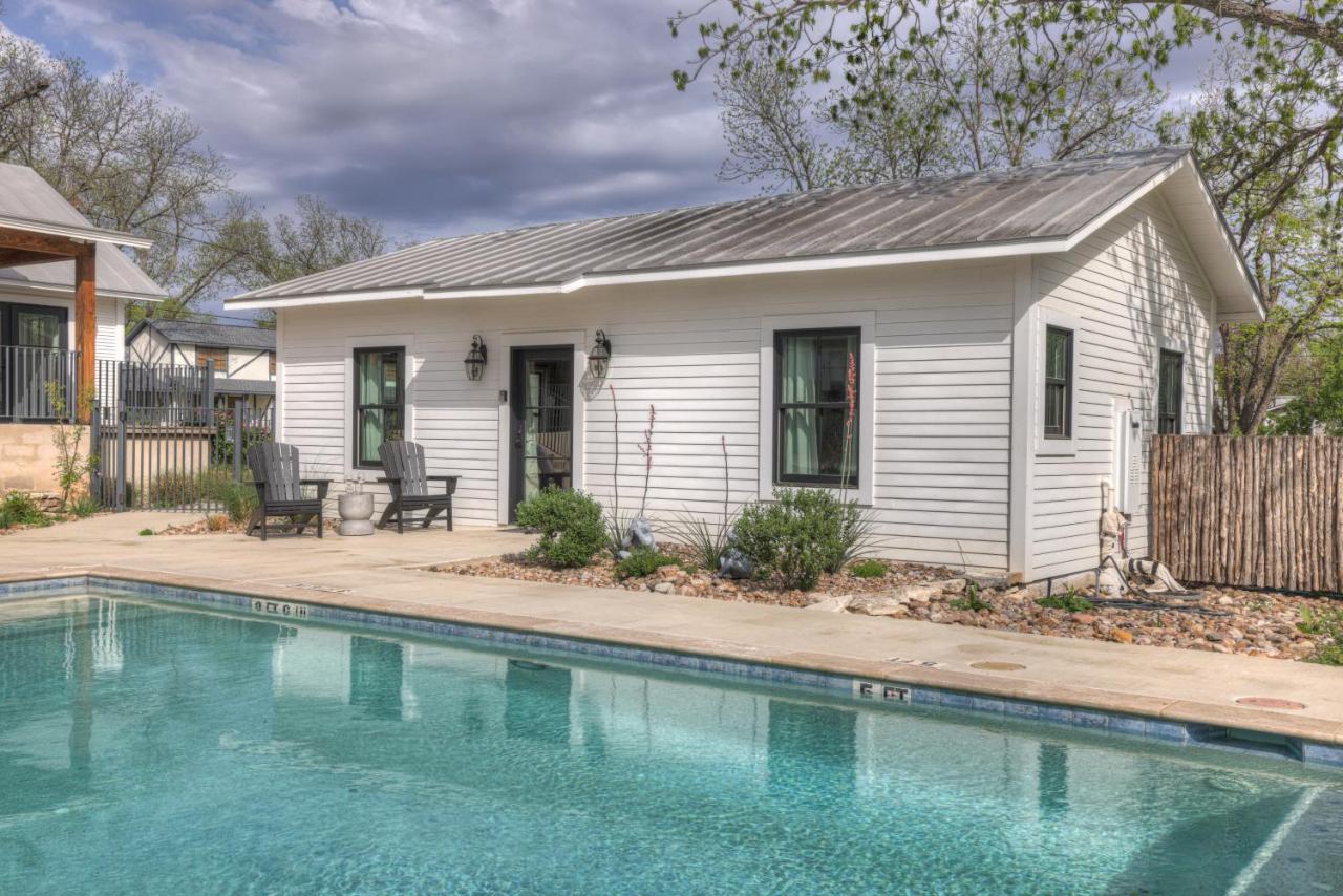 Schubert Inn Cottage - Pool - Walk To Main St Fredericksburg Ngoại thất bức ảnh