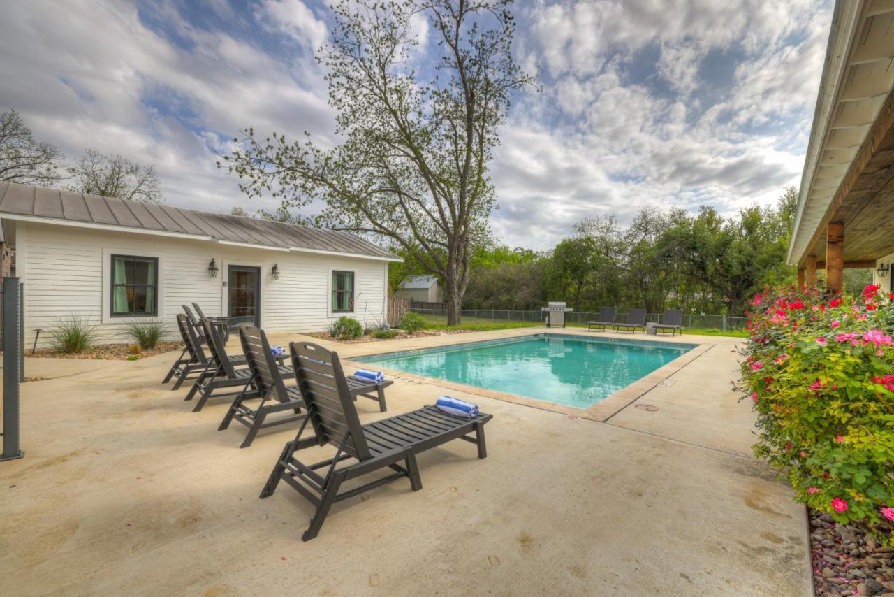 Schubert Inn Cottage - Pool - Walk To Main St Fredericksburg Ngoại thất bức ảnh
